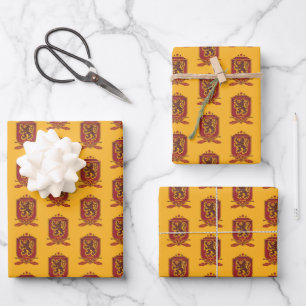Harry Potter   Gryffindor QUIDDITCH™  Crest Wrapping Paper Sheet