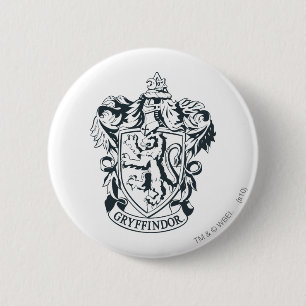 Harry Potter   Gryffindor Stencil Sketch 6 Cm Round Badge