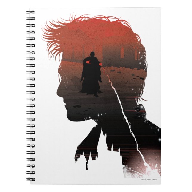 Harry Potter | Harry & Voldemort Wizard Duel Spiral Notebook (Front)