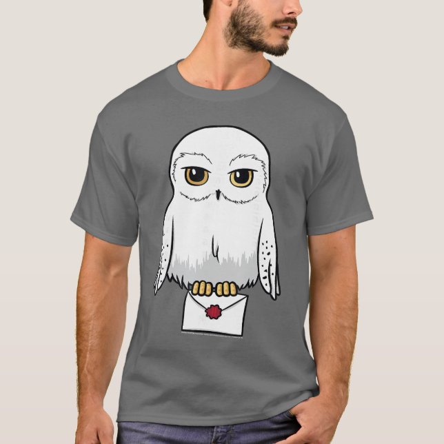 Harry Potter Hedwig Cute Cartoon Portrait Small gi T-Shirt (Front)