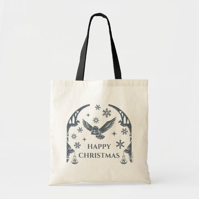 HARRY POTTER™ Hedwig Delivering Holiday Letter Tote Bag (Front)