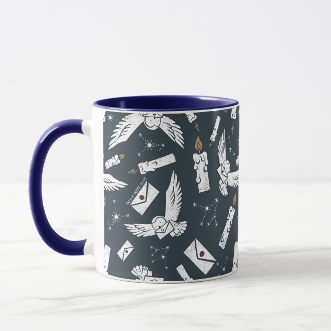 HARRY POTTER™ Hedwig Delivering Letters Pattern Mug (Left)