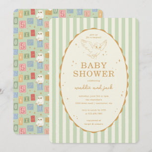 Harry Potter Hedwig Gender Neutral Baby Shower Invitation
