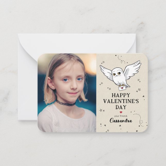 Harry Potter | Hedwig | Happy Valentine's Day Card (Front)