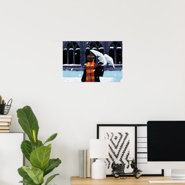 HARRY POTTER™ & Hedwig in the Snow Poster (Home Office)