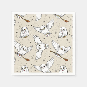 Harry Potter   Hedwig Pattern - Baby Shower Napkin