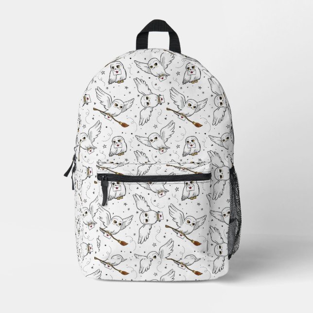 Harry Potter | Hedwig Pattern - Baby Shower Printed Backpack (Front)