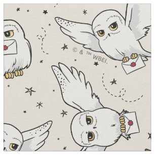 Harry Potter Hedwig Pattern Fabric