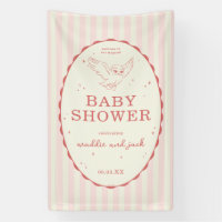 Harry Potter Hedwig Pink Stripe Baby Shower