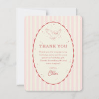 Harry Potter Hedwig Pink Stripe Birthday