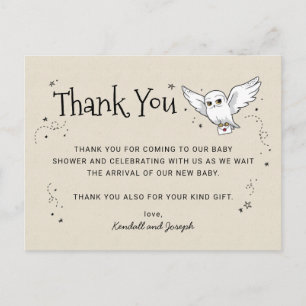 Harry Potter   Hedwig - Thank You Postcard