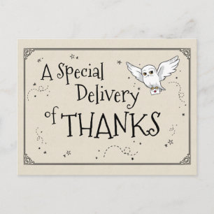 Harry Potter Hedwig - Thank You Postcard