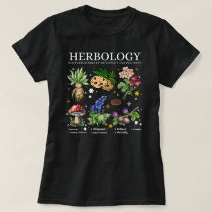 Harry Potter Herbology Plants Short Sleeve T-Shirt