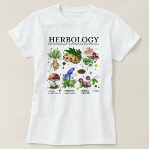 Harry Potter Herbology Plants Short Sleeve T-Shirt