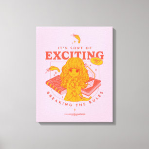 HARRY POTTER™   Hermione Granger It's Exciting Canvas Print