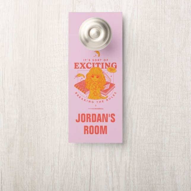HARRY POTTER™ | Hermione Granger It's Exciting Door Hanger (On Knob)