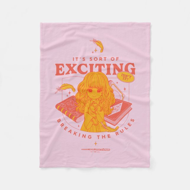 HARRY POTTER™ | Hermione Granger It's Exciting Fleece Blanket (Front)