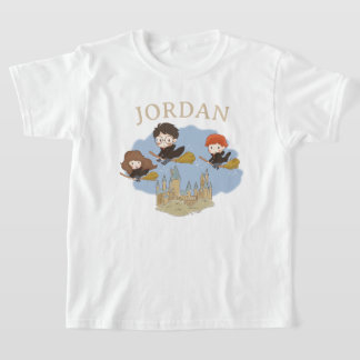 HARRY POTTER™, Hermione, & Ron Fly Over HOGWARTS™ T-Shirt