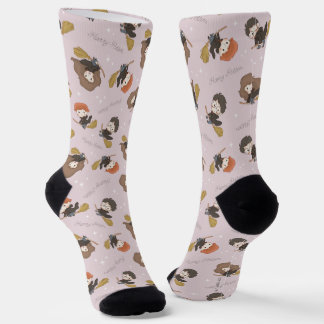 HARRY POTTER™, Hermione, & Ron Flying Pattern Socks