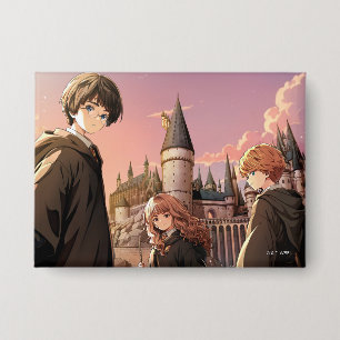 HARRY POTTER™ Hermione & Ron HOGWARTS™ Anime Scene
