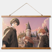 HARRY POTTER™ Hermione & Ron HOGWARTS™ Anime Scene