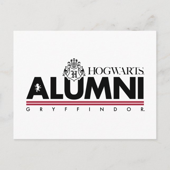 Harry Potter | HOGWARTS™ Alumni GRYFFINDOR™ Postcard (Front)