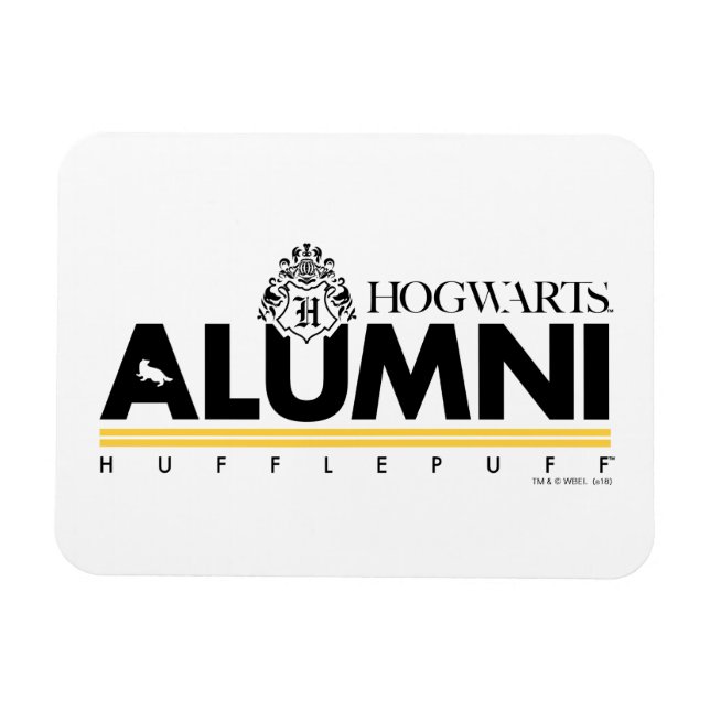 Harry Potter | HOGWARTS™ Alumni HUFFLEPUFF™ Magnet (Horizontal)