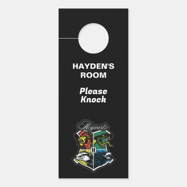 HARRY POTTER™ | HOGWARTS™ Athletic Badge Door Hanger (Front)