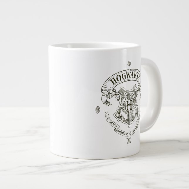 Harry Potter | Hogwarts Banner Crest Large Coffee Mug (Front Right)
