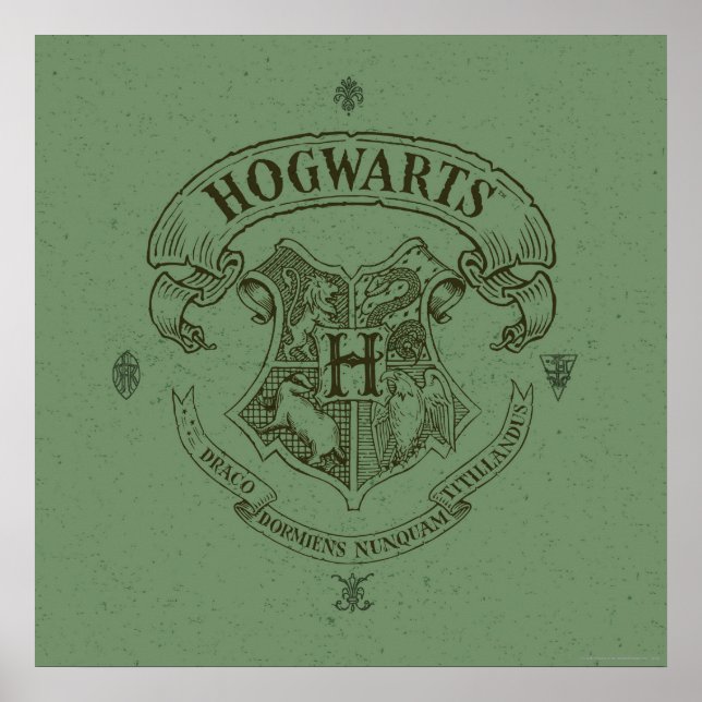 Harry Potter | Hogwarts Banner Crest Poster (Front)