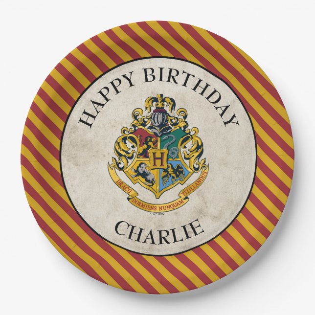 Harry Potter | Hogwarts Birthday Paper Plate (Front)