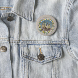 HARRY POTTER™   HOGWARTS™ CASTLE 6 CM ROUND BADGE