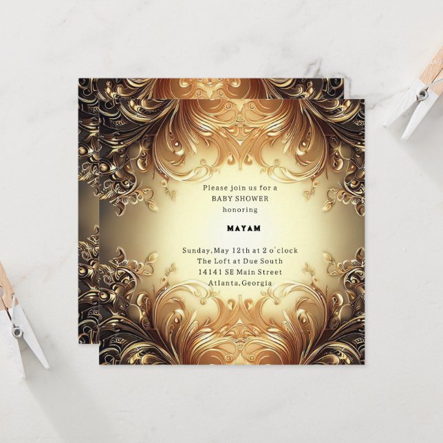 Harry Potter | Hogwarts Castle Baby Shower Invitation (Front/Back In Situ)