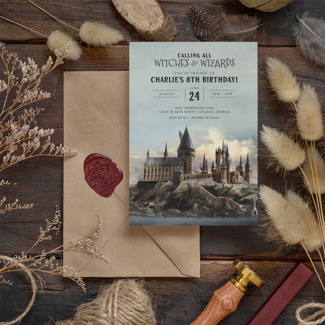Harry Potter | Hogwarts Castle Birthday Invitation (Creator Uploaded)