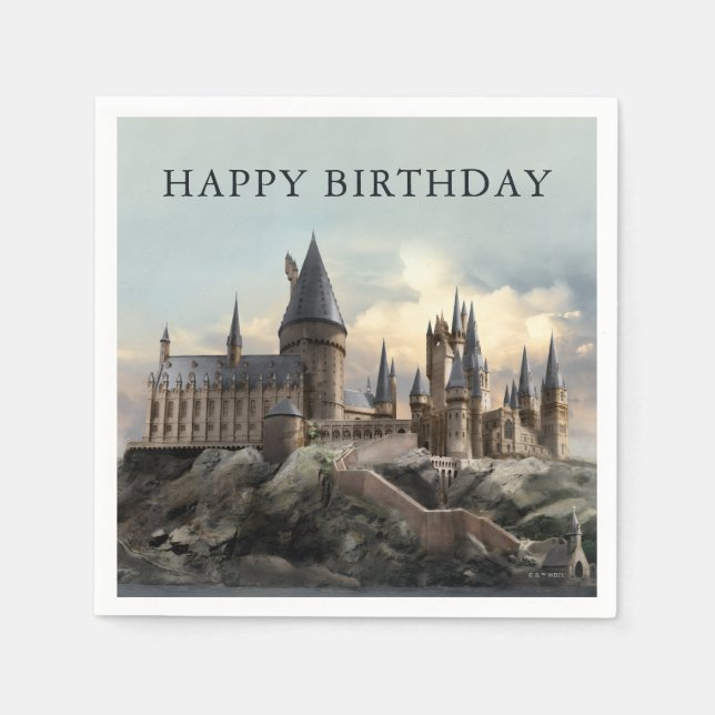 Harry Potter | Hogwarts Castle Daytime Napkin (Front)