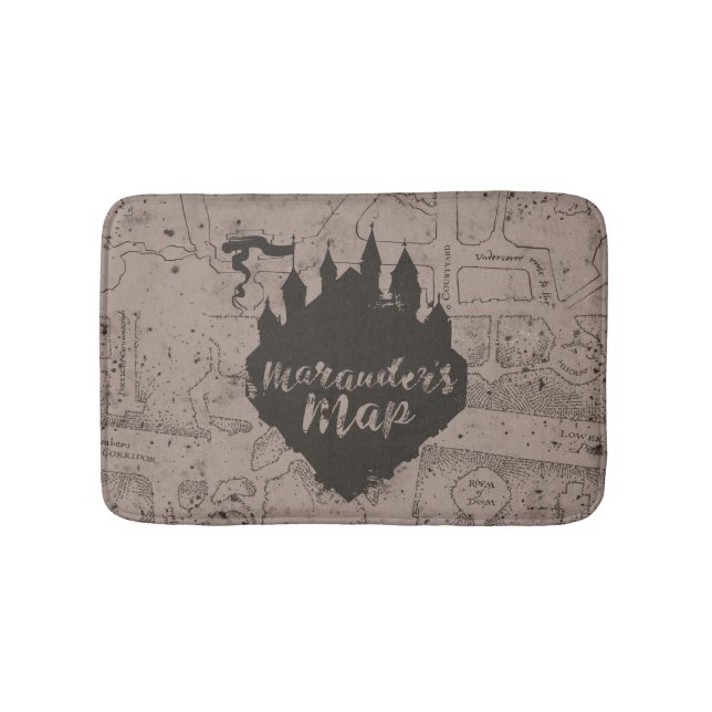 Harry Potter | HOGWARTS™ Castle Marauder's Map Bath Mat (Front)
