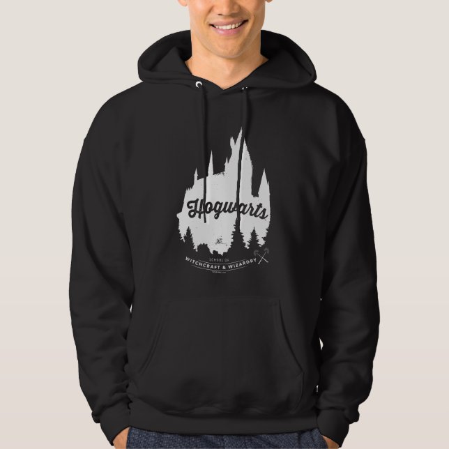 Harry Potter | HOGWARTS™ Castle Typography Hoodie (Front)