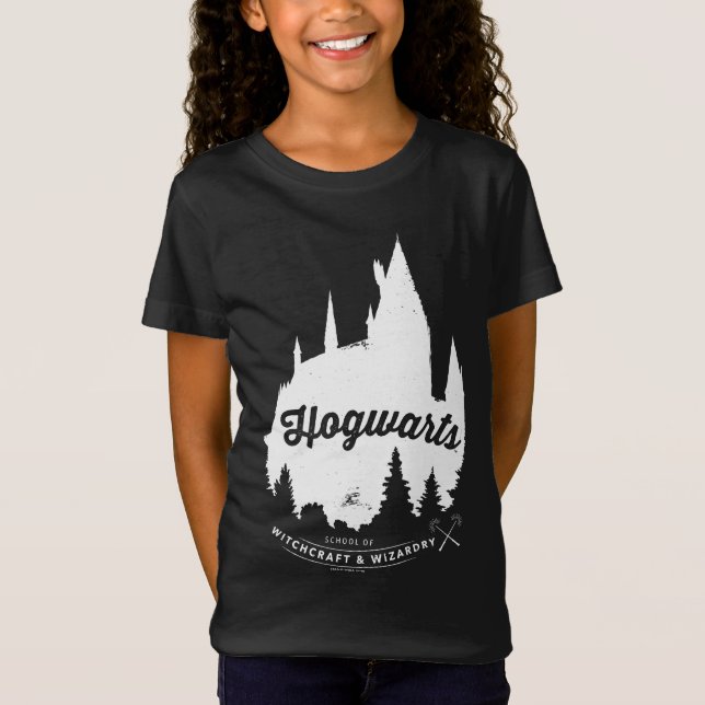 Harry Potter | HOGWARTS™ Castle Typography T-Shirt (Front)