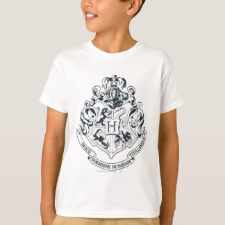 Harry Potter | Hogwarts Crest - Black and White T-Shirt