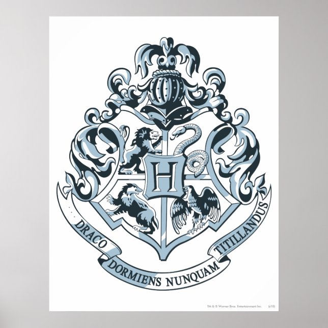 Harry Potter | Hogwarts Crest - Blue Poster (Front)