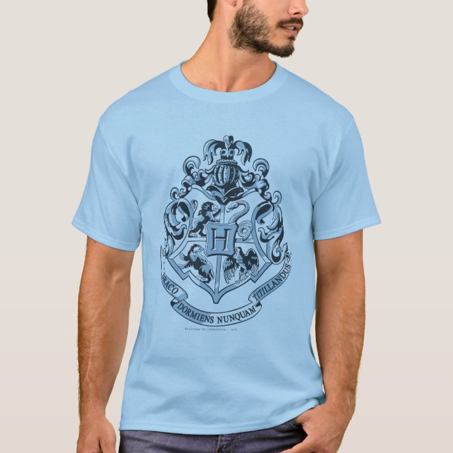 Harry Potter | Hogwarts Crest - Blue T-Shirt (Front)