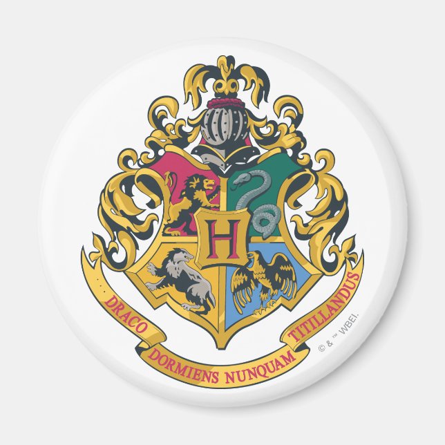 Harry Potter | Hogwarts Crest - Full Colour Magnet (Front)