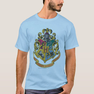Harry Potter   Hogwarts Crest - Full Colour T-Shirt