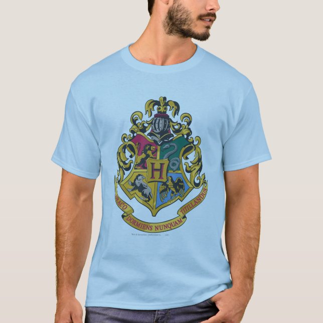 Harry Potter | Hogwarts Crest - Full Colour T-Shirt (Front)