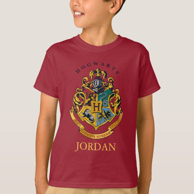 Harry Potter | Hogwarts Crest - Full Colour T-Shirt (Front)
