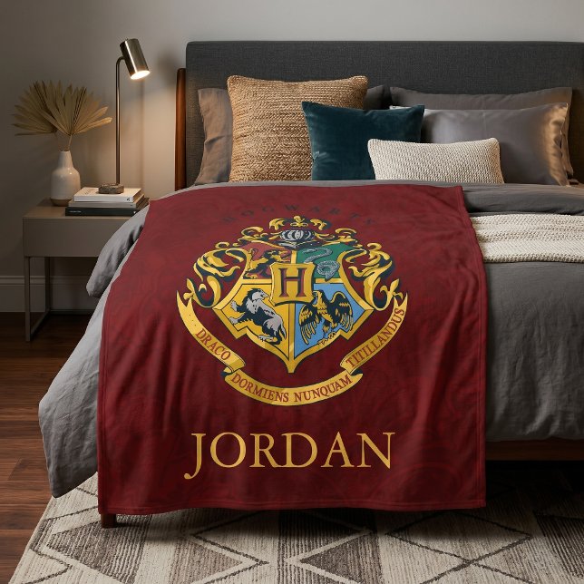 Harry Potter | Hogwarts Crest - Full Fleece Blanket (Creator Uploaded)