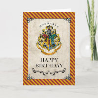 Harry Potter Hogwarts Crest Happy Birthday