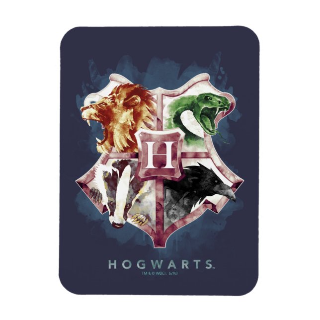 Harry Potter | HOGWARTS™ Crest Watercolor Magnet (Vertical)