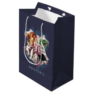Harry Potter   HOGWARTS™ Crest Watercolor Medium Gift Bag
