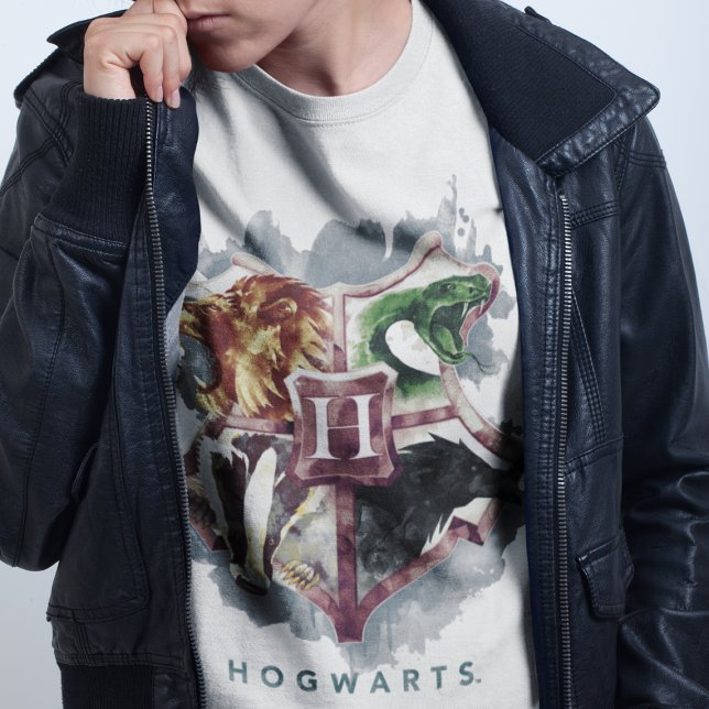 Harry Potter | HOGWARTS™ Crest Watercolor T-Shirt (Creator Uploaded)